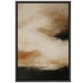 thumbnail image 6 of Framed Canvas Print Beige Black Abstract Wall Art Neutral Modern Decorative for Living Room Bedroom - 24"x36" BLACK, 6 of 8