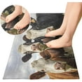 thumbnail image 4 of Coolnut Cows Kitchen Mat Soft and Absorbent Bath Mats for Bathroom Non Slip Quick Dry Shaggy Bath Carpet Machine Wash for Kitchen Bathroom Shower 39x20 in Home Decor, 4 of 7