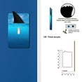 thumbnail image 2 of Off The Wall Plates - Shark Fin - Single Gang Light Switch, 2 of 4