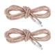thumbnail image 1 of Uxcell 2 piezas de cordones de zapatos con rhinestones de 39" de largo, cordones de cristal brillantes para zapatillas cortas, oro rosa champán, 1 of 6