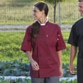thumbnail image 5 of 0415-1604 Large Short Sleeve Chef Coat in Navy, 5 of 6