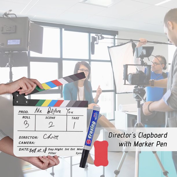 Tablilla acrílica profesional Borrado en seco Película de TV Corte de director de cine