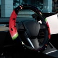 thumbnail image 6 of Watermelon 14.5 Inch Printing PVC Leather Auto Accessories Car Wheel Steering Wheel Cover, 6 of 6
