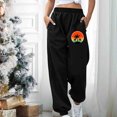 thumbnail image 5 of qolati Womens High Waisted Sweatpants Elastic High Waisted Joggers Casual Loose Sport Pants with Pockets Cinch Bottom Trousers, 5 of 6