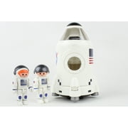 Spae Adventure Space Rocket Playset with Capsule, Projector & Special Effects Modules