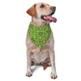 thumbnail image 6 of Dog Bandanas, Cute Limes Stripe Adjustable Dog Scarf Triangle Bib Handkerchief Accessories for Small Medium Large Dogs, Cats, Pets, 6 of 6