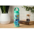 thumbnail image 7 of Silver Buffalo Disney Lilo and Stitch “Aloha” Stainless Steel Water Bottle with Swivel Handle Featuring Stitch, 20 Ounces, 7 of 7