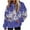 Light Blue, variant on Sexlip Color Block Flannel Sweatshirt for Women Long Sleeve Drawstring Hoodies Casual Warm Fall Winter Comfy Top with Pocket Blue XL