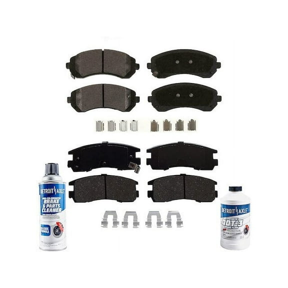 Brake Pad Set - Compatible with 2002 - 2007 Buick Rendezvous 2003 2004 2005 2006