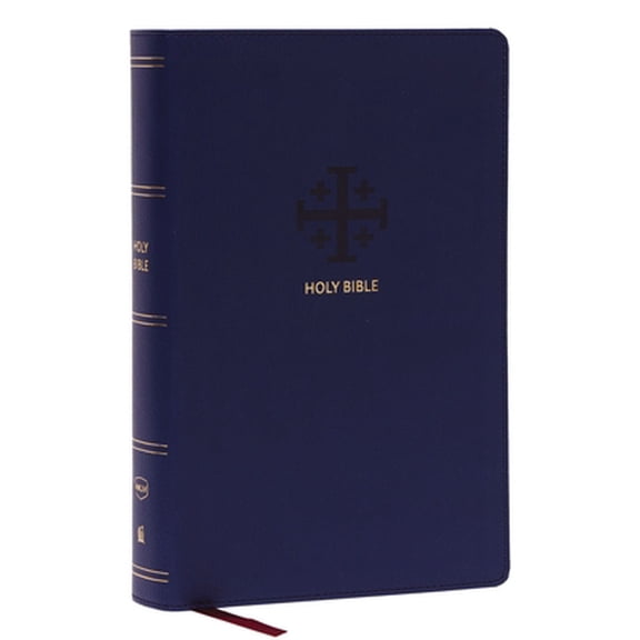 Pre-Owned Nkjv, End-Of-Verse Reference Bible, Personal Size Large Print, Leathersoft, Blue, Red Letter, Comfort Print: Holy Bible, New King James Version (Unknown) 0785294503 9780785294504