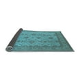 thumbnail image 2 of Ahgly Company Indoor Rectangle Oriental Light Blue Traditional Area Rugs, 2' x 5', 2 of 4