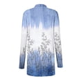thumbnail image 4 of DDAPJ pyju Lightweight Cardigans for Women 2023,Open Front Drape Cardigan Gradient Floral Print Boho Kimono Casual Long Sleeve Holiday Coats Fall Winter Mid-Length Thin Jacket, 4 of 6
