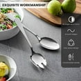 thumbnail image 2 of Ensemble de Service Cuillère et Fourchette à Salade, Ensemble de Salade en Acier Inoxydable, 2 of 5