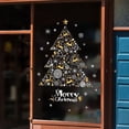 thumbnail image 3 of Pegatinas de decoración de Navidad pegatinas de ventana autoadhesivas pegatinas de bosque de árboles de Navidad, 3 of 4
