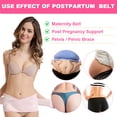thumbnail image 5 of EIMELI Women Maternity Belly Support Belt Pregnancy Band Antepartum Abdominal Back Support 3-in-1 Postpartum Belly Wrap & Pelvis Belt/Brace/Band- Breathable Girdle-Pink-Medium Size, 5 of 6