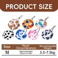 thumbnail image 4 of Summer Pet Sun Hat with Ear Holes, Adjustable Breathable Visor for Beach & Daily Walks, Blue Medium, 4 of 9