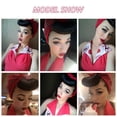 thumbnail image 7 of Clip in Bangs Synthetic Short Curly Retro Bangs for Women Clip in Retro Bangs Classic Fake Fringe Extension Natural Synthetic Bangs Hairpieces, 7 of 7