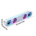 thumbnail image 3 of Ovzne Bluetooth Audio Multimedia Computer Laptop Audio Desktop Computer Usb Mini Speaker Cell Phone Subwoofer Wired Wireless Use Speaker On Clearance, 3 of 6