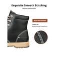 thumbnail image 5 of CAMEL Mens Hiking Snow Boots Mid Calf Winter Boots Waterproof Outdoor Boots, 5 of 10