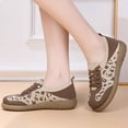 thumbnail image 2 of oqasdz Casual Shoes for Women Leopard Print Slip On Loafers Breathable Mesh Walking Shoes Comfortable Flat Sole Trendy Versatile Summer Outdoor, 2 of 4