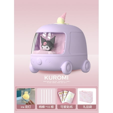 

Hellokitty humidifier night light cinnamon dog kuromie office air desktop moisturizing spray aromatherapy small home bedroom silent baby girl gift cute mini