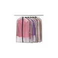 thumbnail image 1 of Funda protectora para ropa - 6 piezas de 60x100 cm, cubierta con cremallera semitransparente, resistente al agua y polvo. Ideal para guardar trajes, chaquetas y camisas. ¡Protege tu ropa de polillas,, 1 of 6