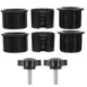 thumbnail image 2 of Outdoor Umbrella Base Stand Round Shape Simple Design Wear-Resistant Silicone Black 2.4X2.4X1.6In 8Set, 2 of 5