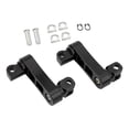 thumbnail image 3 of Motorcycle Passenger Rear Foot Peg Bracket Mount Kits Black, 3 of 8