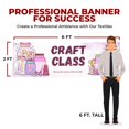 thumbnail image 2 of Crafts Large Banners and Signs for Outdoor by DreamController-Polyester Banner with 4 Holes for Easy Hang Indoor & Outdoor|6x2 Feet HD Banner to Promote Events| Made in USA, 2 of 6