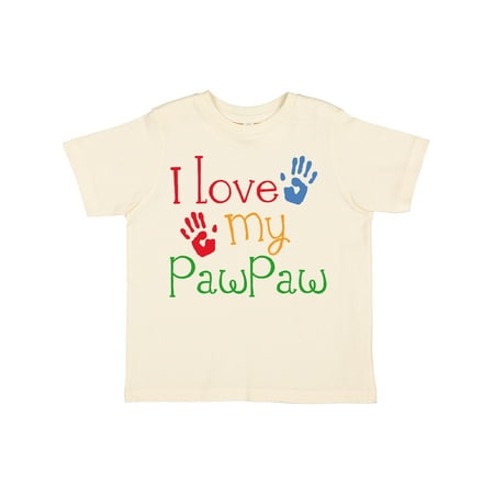 

Inktastic PawPaw Grandkids Handprints Boys or Girls Toddler T-Shirt