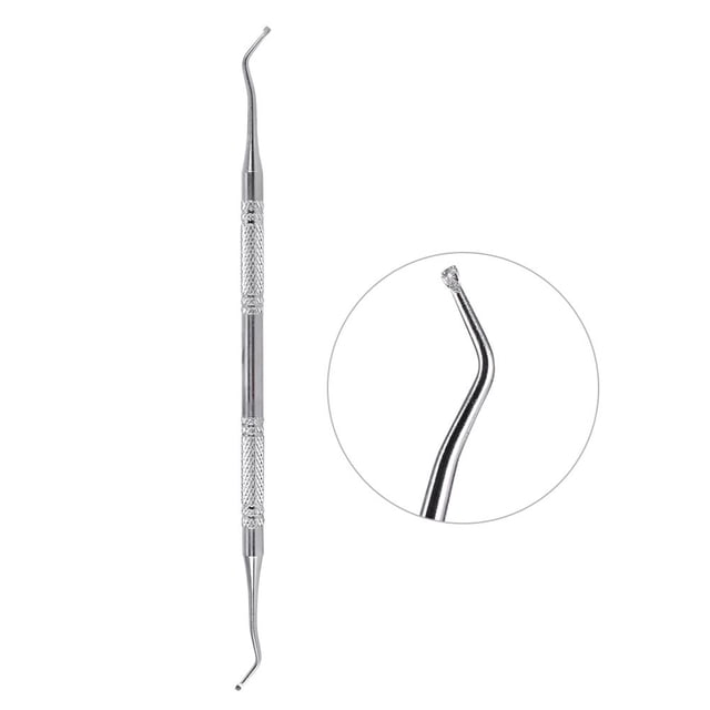 Fdit Pedicure Tool, Professional Ingrown Toenail Care Correction Lifter File Cleaner Double Ended Pedicure Tool