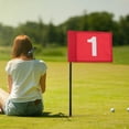 thumbnail image 4 of MasteelfCA 2pcs Outdoor Target Flags Polyester Training Flags Golfing Court Target Flags, 4 of 8