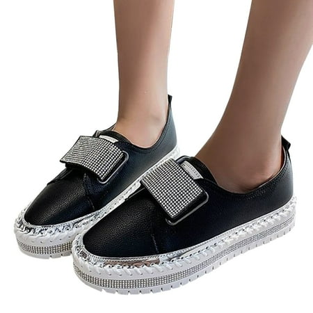

Cathalem Walking Sandals Breathable Color Fashion Outdoor Laceup Casual Diamond Leisure Women s Shoes Women s Casual Shoes Women Black 9