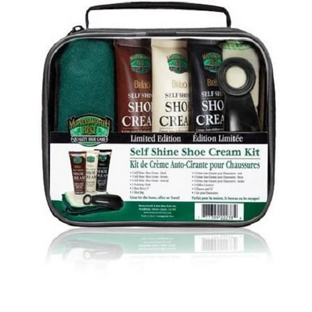 Moneysworth & Best M&B Complete Self-Shite Shoe/Boot Care Kit -Polish -Horn (Best Boot Care Products)