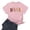 Light Purple, variant on Women's Fashion Alphabet Print Day Graphic T Shirt Lightweight for Women Womens Compression Cold Gear Tee Womens Athletic Tops Short Sleeve Pack Cute Workout T Shirts Women's Short Sleeve Tops Shirts