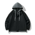 thumbnail image 2 of jsaierl Womens Winter Coats Plus Size Outdoor Work Windbreaker Fall Warm Full Zip Jacket Hooded Fleece Ski Coats Snow Thicken Outerwear, 2 of 9