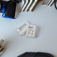 thumbnail image 4 of LIFKOME 1Set Door Striker Plate Stainless Steel Latch Reinforcement Plate For Home Security 5.3x1.8in, 4 of 8