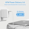 thumbnail image 6 of 87W USB C Power Adapter Compatible with 13/15 Inch After 2016, Laptop Adapter, 6 of 6