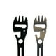 thumbnail image 3 of Advancent Conveniente vajilla multifuncional para acampar, juego de abridor de tenedor y cuchara, tenedor de fruta de acero inoxidable Sporks Kits de desorden para acampar plata, 3 of 6