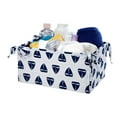 thumbnail image 2 of Nautica Kids Separates Sailboats/Rope Print Nursery Storage, Navy/White, 2 of 3