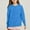 Blue, variant on Girls Knit Cardigan Sweater Coat Casual Round Neck Open Front Soft Lightweight Outerwear Jacket for Toddler Kids