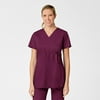 WonderWink WonderWORK Maternity Mock Wrap Top Scrub Top