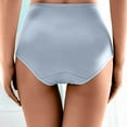 thumbnail image 4 of vigerkar Women's High Waist Cotton Underwear - Antibacterial & Breathable Panties with Tummy Control & Lifting Design Blue, L, 4 of 6