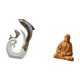 thumbnail image 5 of Estatua Moderna Y Abstracta De Cerámica Con Un Delfín Y El Sagrado Corazón De Jesús. Ideal Para Decorar La Oficina, La Sala De Estar, La Chimenea, La Mesa De Centro, El Pasillo O El, 5 of 8