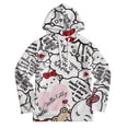 thumbnail image 6 of Hello Kitty Hooded Hoodies for Girls Boys, Kids Pullover Hooded with Pocket, Casual 3D Print Long Sleeve Sweatshirt Hoodies, 6 of 6