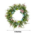 thumbnail image 2 of AZXY Easter Wreaths for Front Door,Easter Wreaths,Easter Egg Wreath,Easter Decoration Wreath for Home Outdoors, 2 of 8