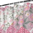 thumbnail image 3 of Pioneer Flower Floral Print Pattern Shower Curtain 36"x72" ,Bathroom Decorative Shower Curtains Set with 12 Hooks,Modern Waterproof Washable Shower Curtain, 3 of 6