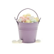 Kate Aspen Medium Decorative Lanterns - Set of 2 - Luminous Blue Metal Lantern Tealight Candle Holders Centerpieces for Wedding, Home Decor and Party - 6.3" H (8.9" H with Handle)