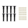 thumbnail image 1 of 8 Patas de Soporte Ajustables para Cama de 5,9 A 11 Pulgadas. Patas de Soporte para Somieres de Cama, Patas de Repuesto para Somieres., 1 of 8