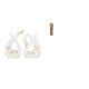 thumbnail image 1 of Elegantes Estatuas De Cisne De Cerámica Y Reloj De Pie En Miniatura, Escultura De Animal Vintage Para Estantería, Mueble O Decoración De Sala De Estar., 1 of 8